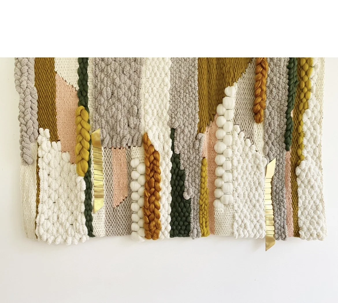 Topaz & Sage Textured Tapestry — sunwoven